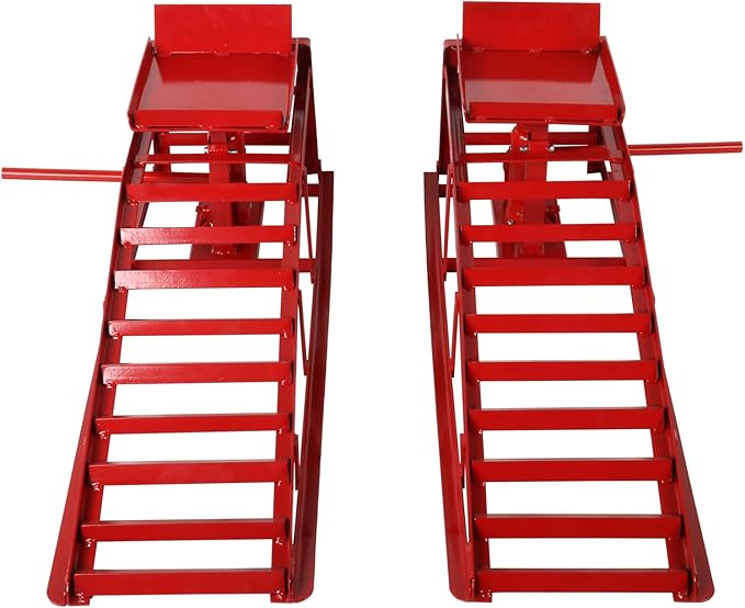 5 Ton 2 Pack Hydraulic Car Ramp Elevator 10000 Lbs by TBAPFS