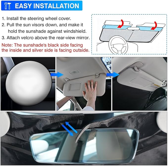 KUST Windshield Sun Shade for Mazda CX-50 2023 2025 2026 CX50 Accessories - Image 6