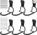 6 Pack Heavy Duty Bike Wall Mount Hooks by Unknown