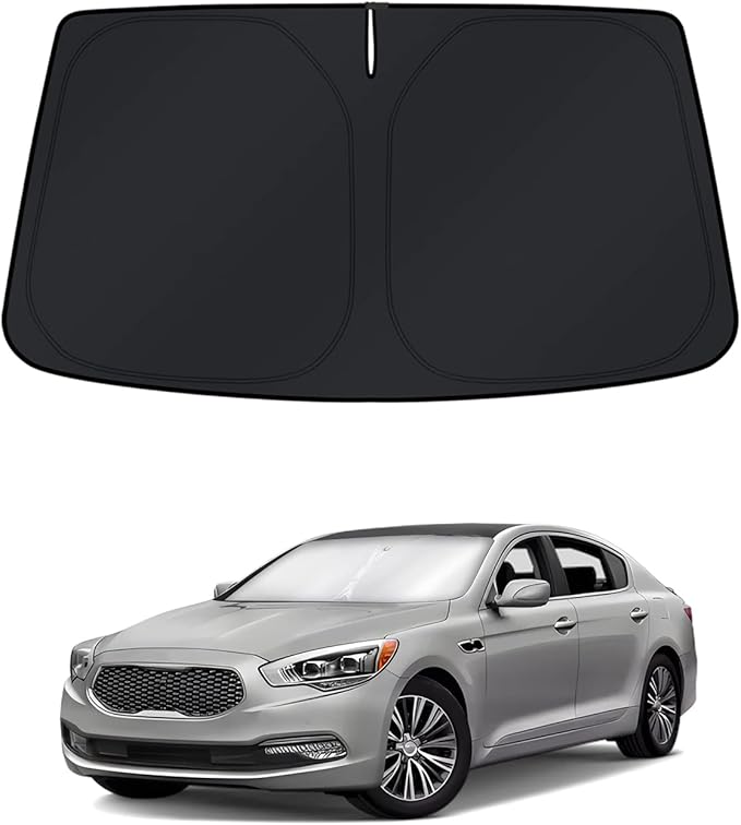 KUST Windshield Sun Shade for Kia K9/K900 2013–2018 Custom Fit Window Shade Sun by KUST