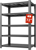 5 Tier Metal Shelving Unit, Heavy Duty Garage Shelves by SYLOUGH