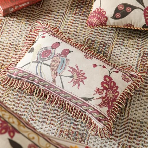 patdrea Designer French Vintage Lumbar Pillow Cover,12"x20",Set of 2 - Image 2