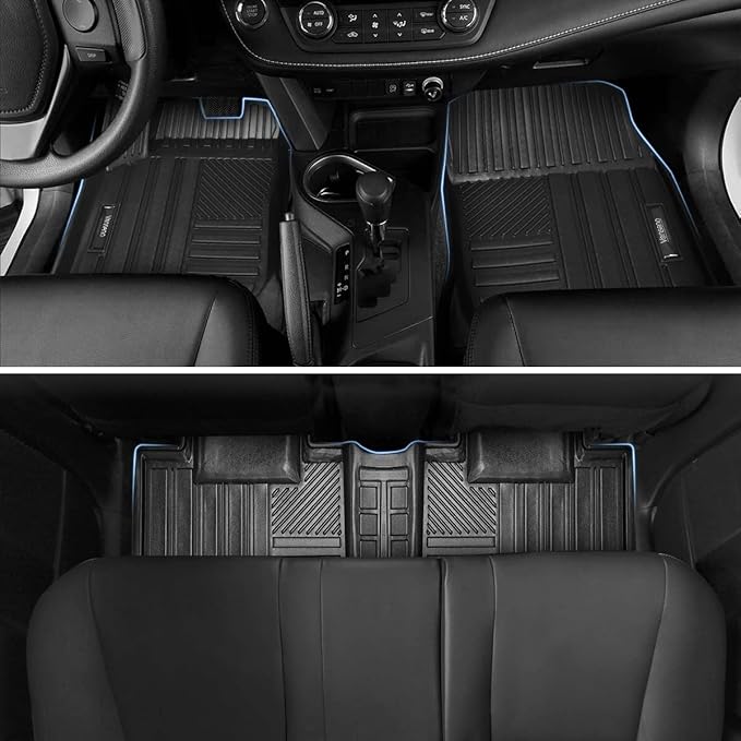 Vanseno Compatible for 2013 2014 2015 2016 2017 2018 Toyota Rav4 Floor Mats & - Image 2