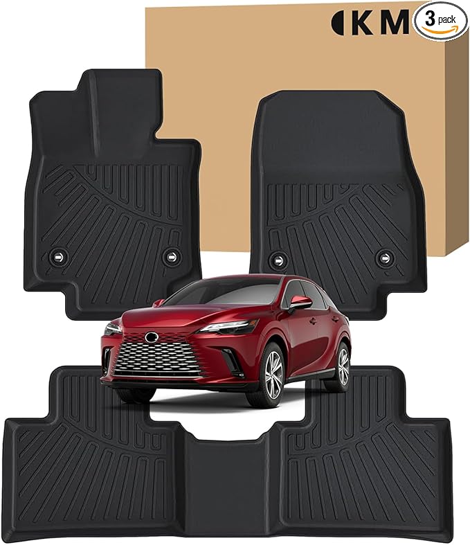 KMF Custom Fit Floor Mats for Lexus RX 2025 2024 2023 Accessories RX350 RX350h by KMF