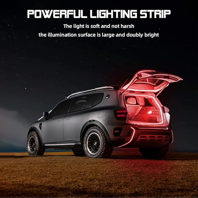 Car LED Strip Light For Trunk, 158Inch IP67 Silicone Waterproof Neon Light - Image 5