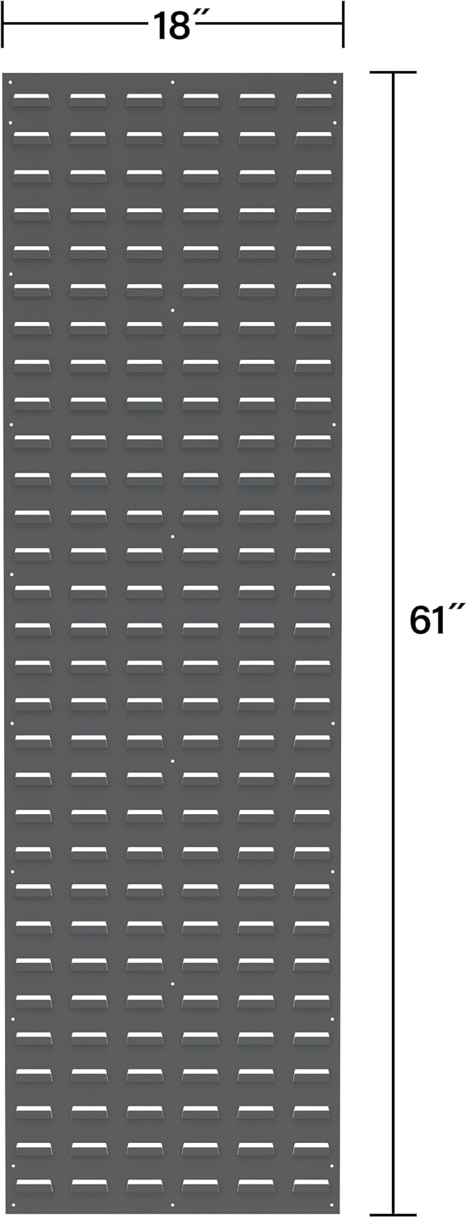 Akro-Mils 30118 Heavy Duty Wall Mount Garage Storage Steel Louvered Panel | - Image 3