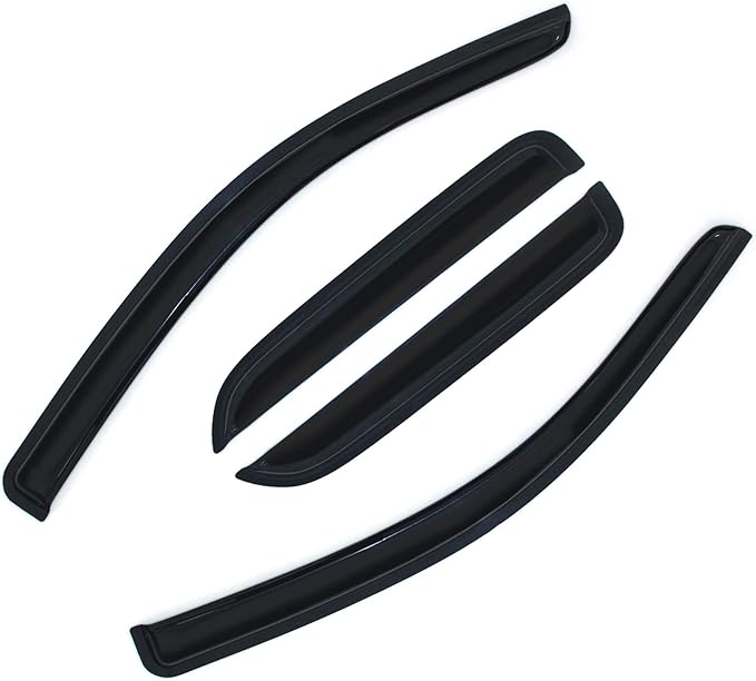 Smoke Sun/Rain Guards Window Visor Compatible - Image 2