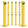 Safety Bollard Post, 36 Inch Height Steel Bollards, 4.5 Inch Diameter Parking by SpecializeinYourNeeds