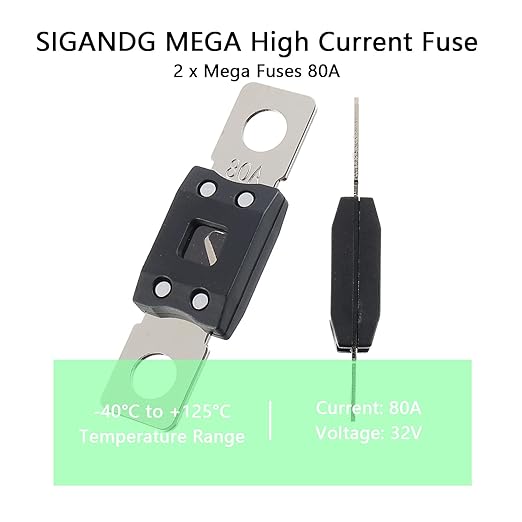 80A MEGA High Current Fuse - 80 Amp Bolt-on Fuse - Image 5