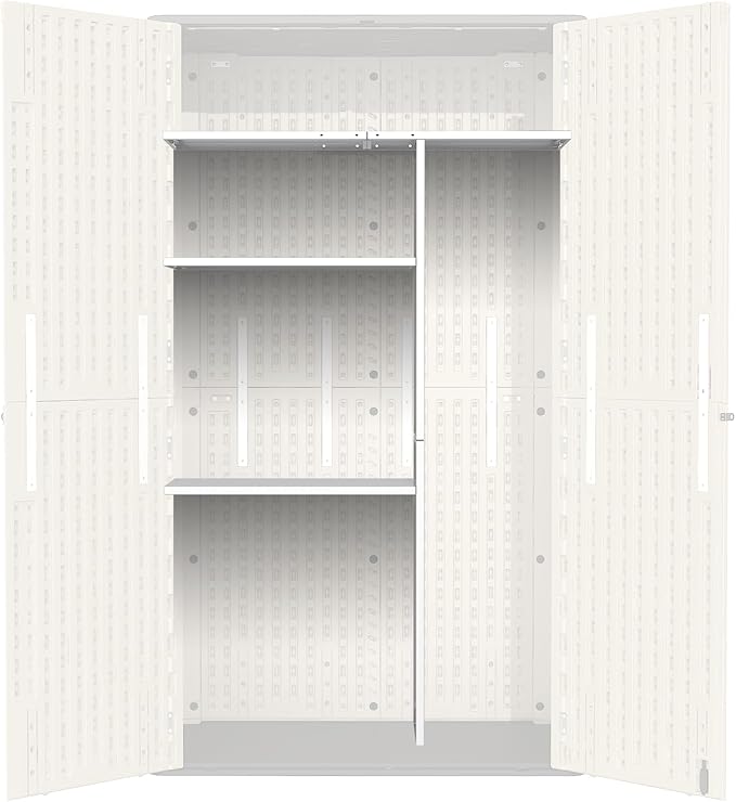 Vertical Storage Shed Shelf, Weatherproof Metal Shelf - Image 7