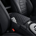 Car Armrest Cover Leather Car Console Covers Box Pad by Rneswi