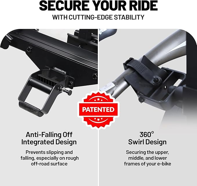 200 lbs E-Bike Rack Hitch Mount Platform Style - Image 3