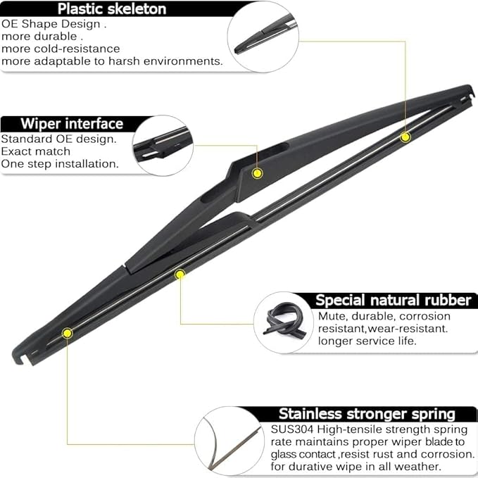AUTOBOO 26"+17" Windshield Wipers - Image 3