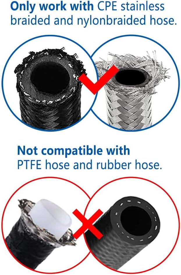 LokoCar 6AN Hose End Fitting 45 Degree Swivel - Image 4