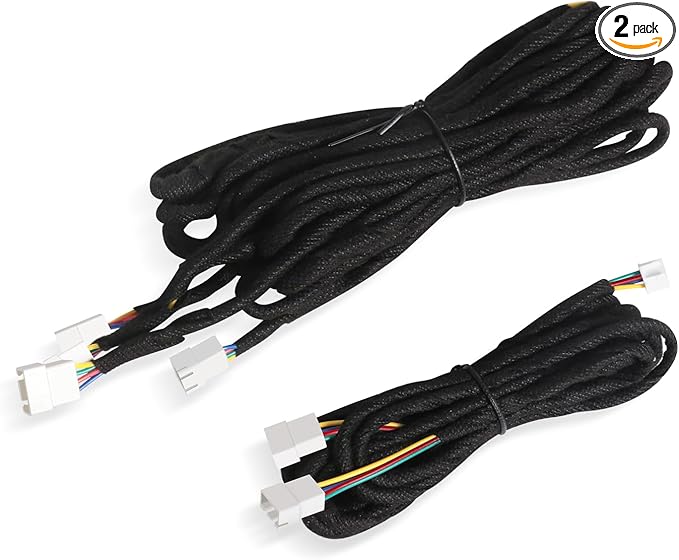 2PCS RGB Acrylic Interior Car LED Strip Light Extension Wire, which fit by MAODANER