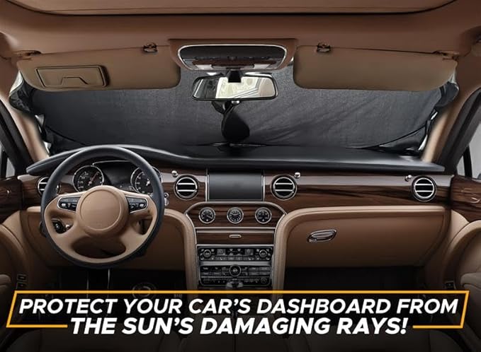 EcoNour Car Windshield Sunshade | Blocks 99% Heat & Keeps Interior Cool | - Image 8