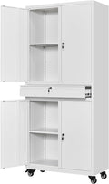 Yizosh Metal Garage Storage Cabinet by Yizosh