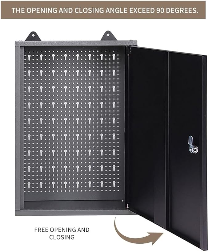 JZD Steel Wall Mount Storage Garage Cabinet, Metal Hanging Tool Cabinets - Image 6
