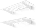 CAPHAUS 2-Pack Garage Shelving Wall Mounted 36x18 Inch, Heavy Duty Metal Wall by CAPHAUS