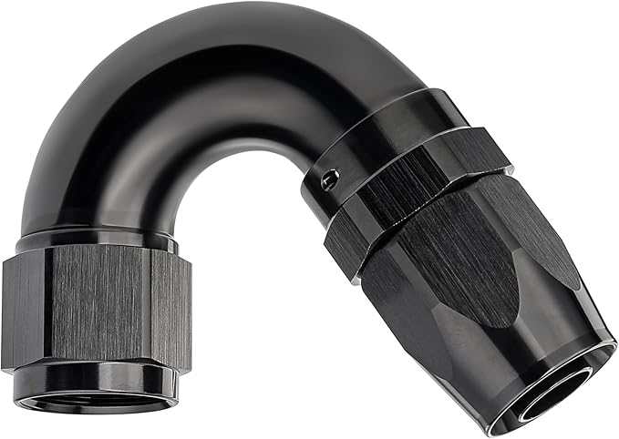 EVIL ENERGY 10AN 150 Degree One Piece Full Flow Hose End Fitting Swivel by EVILENERGY