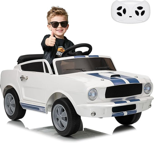 12V Ride on Car Licensed Shelby GT350, Battery Powered Ride On Toy by Garvee