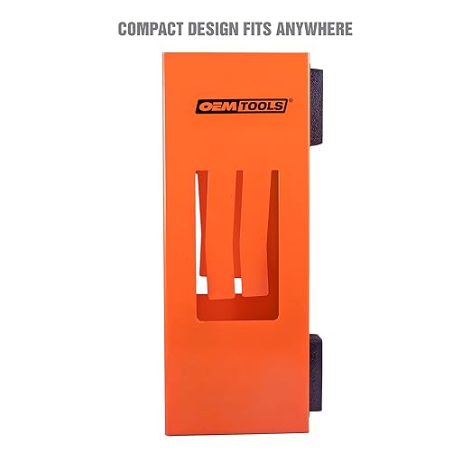 OEMTOOLS 23126 Orange Magnetic Glove Dispenser, Disposable Gloves Box Holder - Image 4