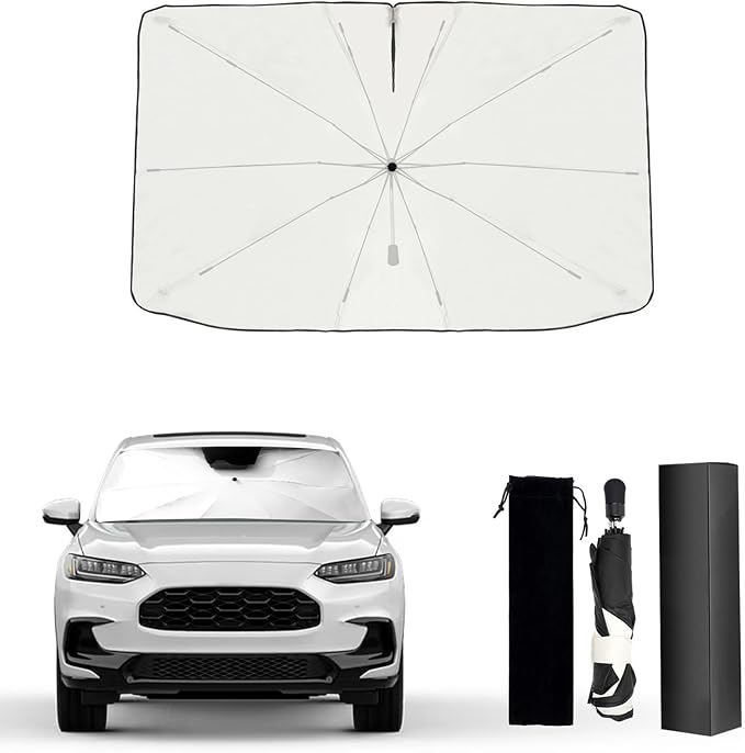 Custom Fit Windshield Sun Shade Umbrella by Raspillere