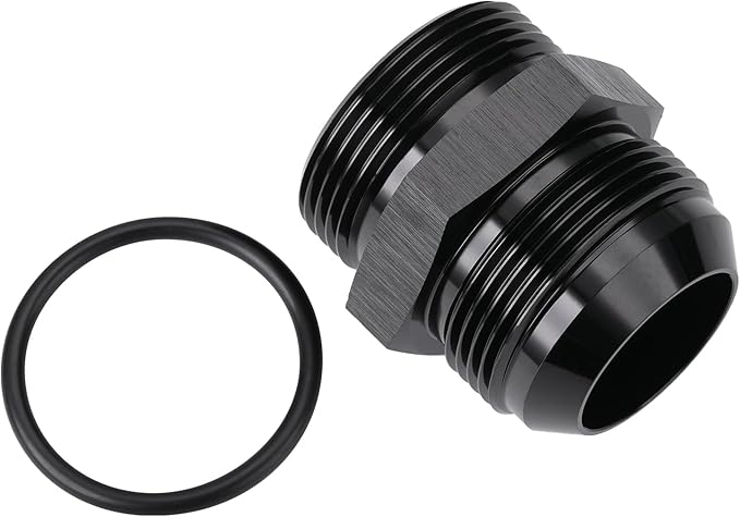 20AN Male Flare to 20AN ORB O-ring Boss Fuel Pump Rail Adapter Fitting Aluminum - Image 4