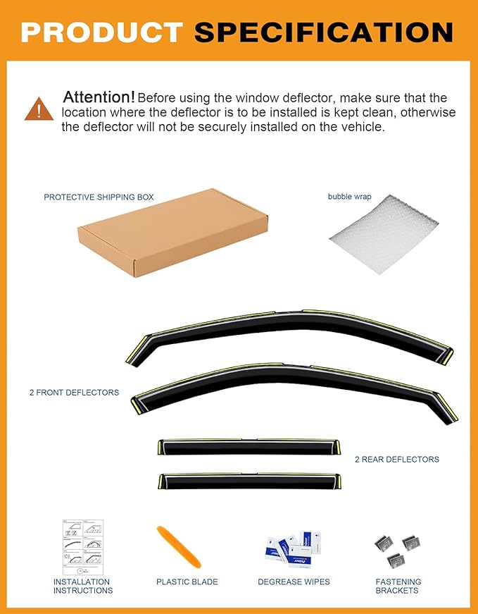 in-Channel Window Rain Guards Fit - Image 8