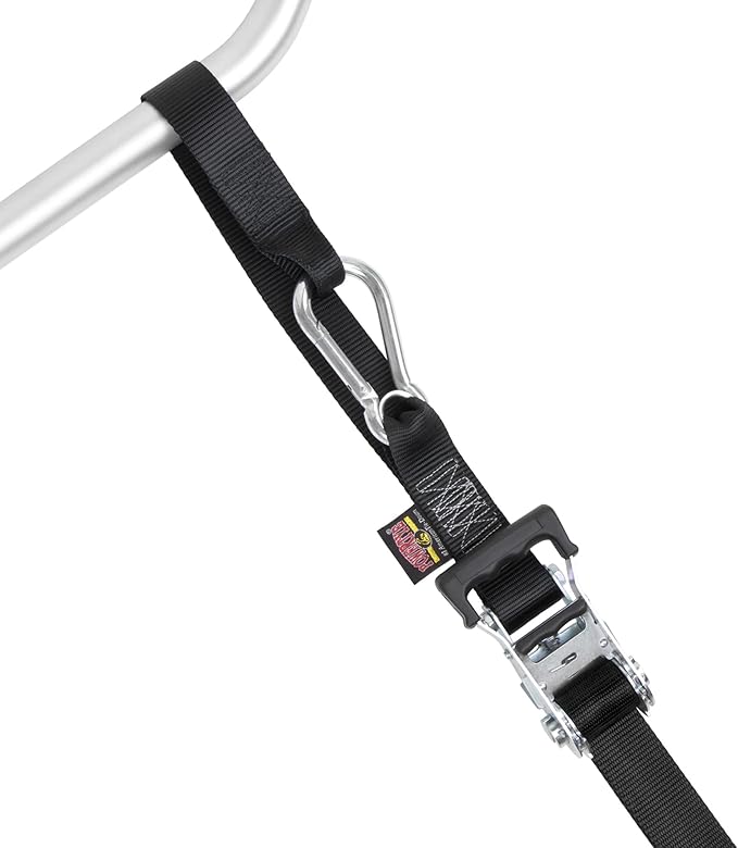PowerTye - Made in USA - Extra Long Ratchet Tie Down Straps, Heavy Duty - Image 2