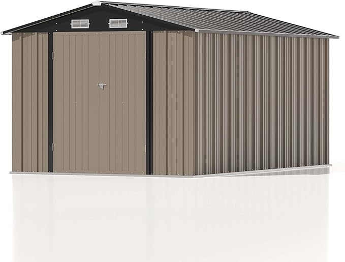 Patiowell 8 x 12 FT Metal Storage Shed - Image 8