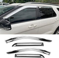 94251Y Chrome Side Window Visor Wind Vent Deflector, 2008-2020 Dodge Grand by Deebior