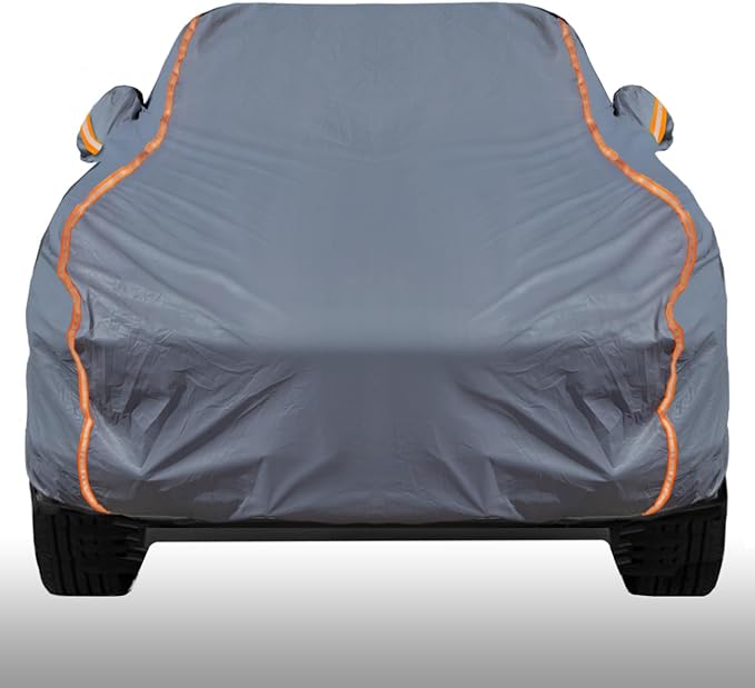 KEYOOG Universal Waterproof Heavy Weight Full Car Covers, Fit Pickup, All by KEYOOG