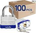 LanuBe Lock Laminated keyed Padlock, keyed Alike Locks, Normal Shackle by LanuBe