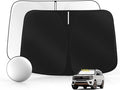 Windshield Sun Shade for Ford Expedition 2018-2025 Foldable Sunshade Custom Fit by SULAGIWINDSHIELDSUNSHADE