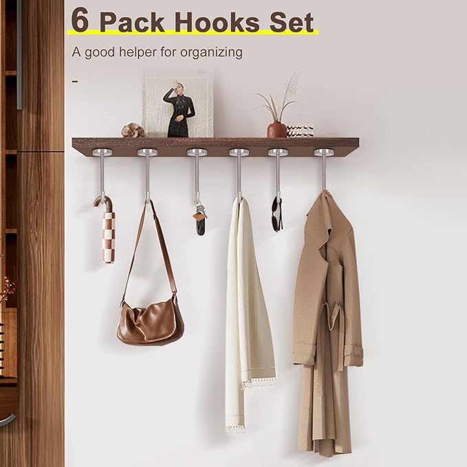 NearMoon Coat Hooks, Wall Hooks - Image 7
