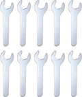 HARFINGTON 10pcs Small Wrench 20x126x2.8mm Metric U-Shaped Single Open Ended by HARFINGTON