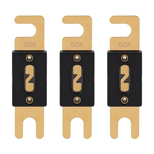 60A ANL Fuse 60 Amp Inline Blade Fuses 32V by VEXUNGA