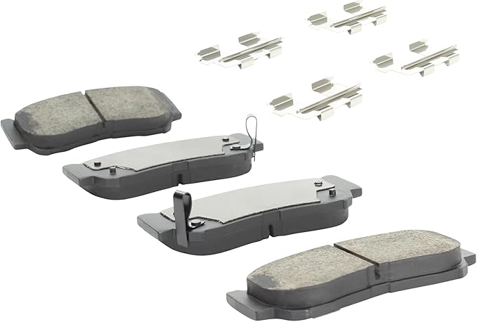 Premium Semi-Metallic Rear Brake Pads Compatible - Image 2