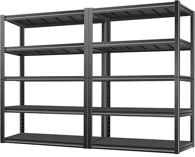 BILT HARD 3500LBS 48" W x 24" D x 72" H Garage Shelving, 5-Shelf Industrial by BILTHARD