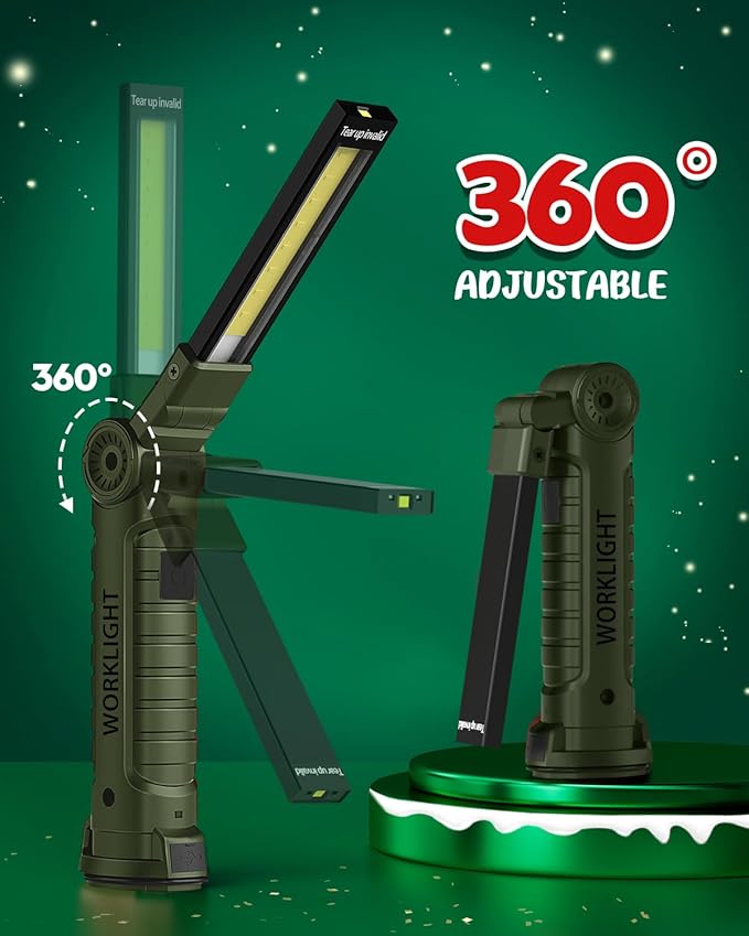 Coquimbo Tool Gifts for Men Him, Rechargeable LED Work Light Grill Light - Image 9