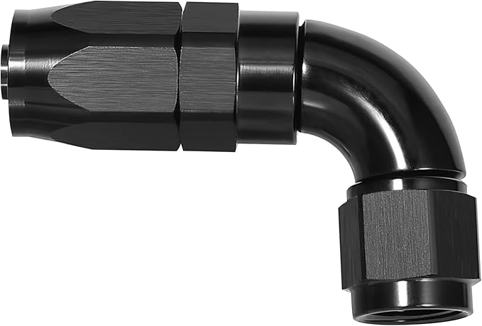 EVIL ENERGY 10AN 90 Degree One Piece Full Flow Hose End Fitting Swivel by EVILENERGY