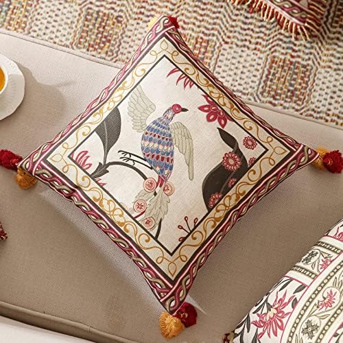 patdrea Designer Vintage French Throw Pillow Cover,18"x18",Set of 2 - Image 6