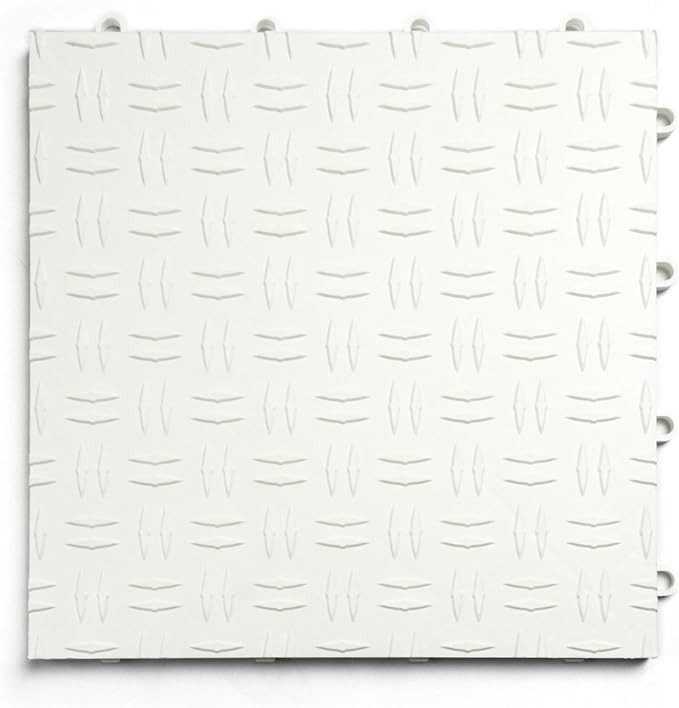 Big Floors GarageTrac Diamond, Interlocking Non-Slip Garage Flooring Tile by BigFloors