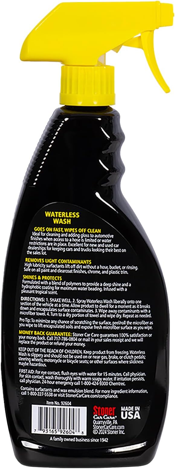 Stoner Car Care 92604-4PK Waterless Wash Car Detailing Spray – Safe, - Image 2