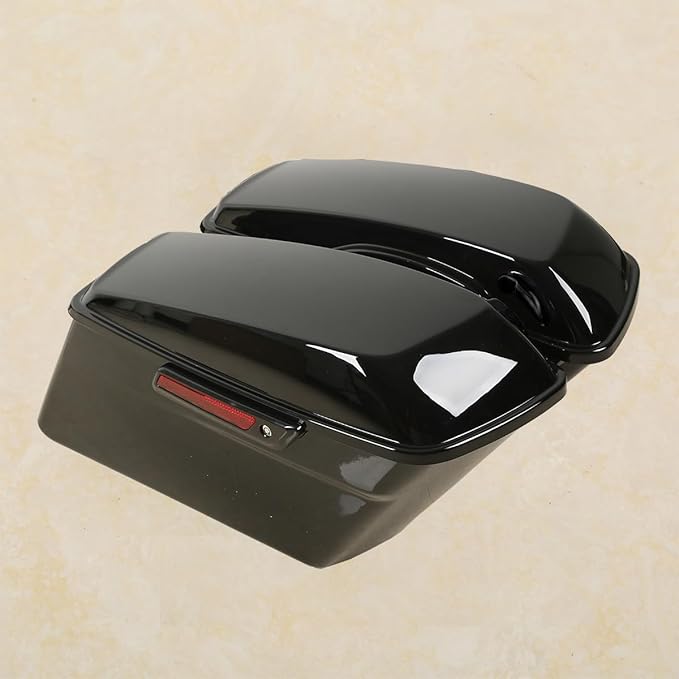 Green-L Vivid Black Hard Saddlebags - Image 6