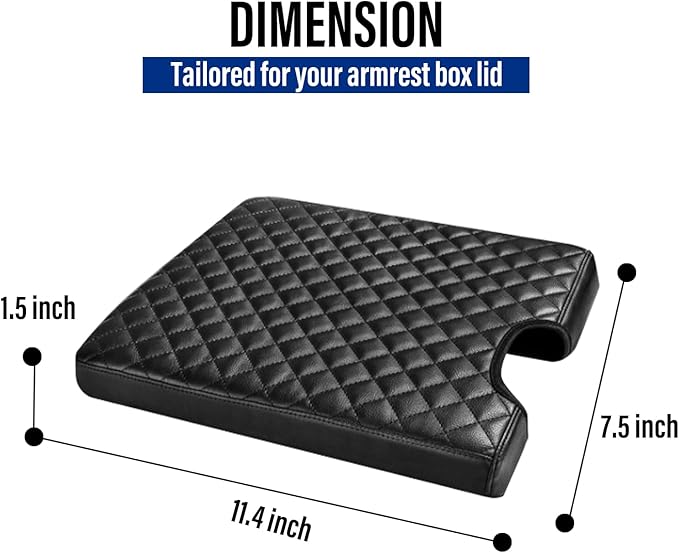 Center Console Cover for Ford F150 2015-2022, F250 F350 F450 F550 2017-2022 - Image 7