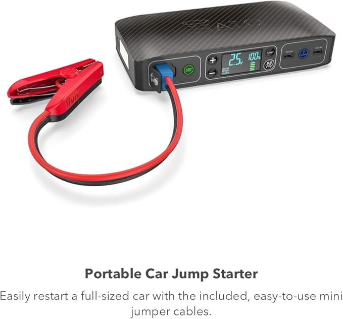 HALO Bolt Air 58830 Portable Car Battery Jump Starter | 100 PSI Air Compressor - Image 2