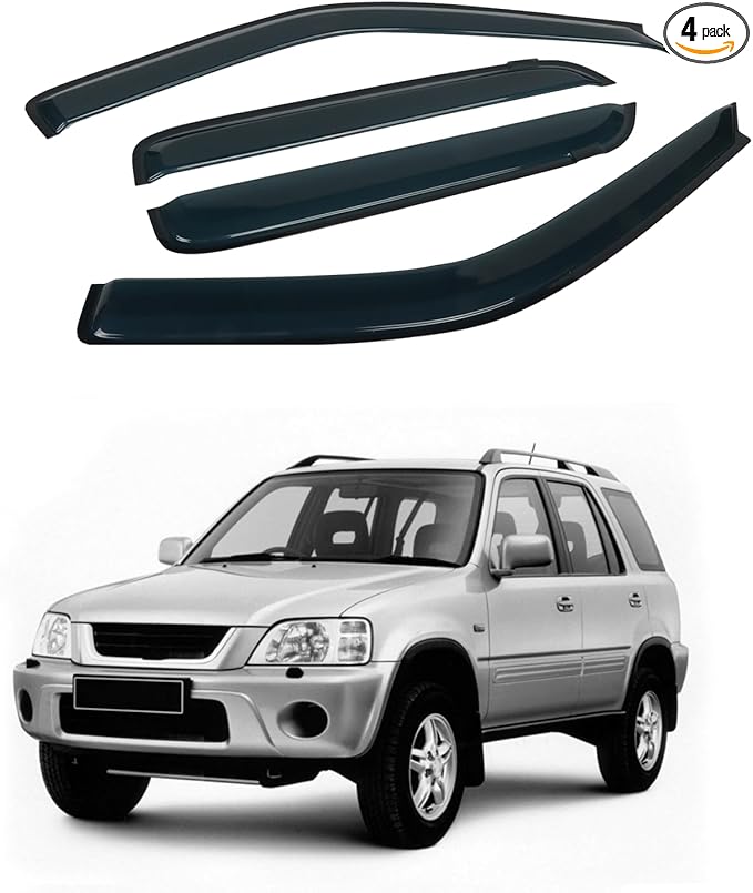 4PCS Rain Guards Window Visors Wind Deflector Fits by CHYKORLA