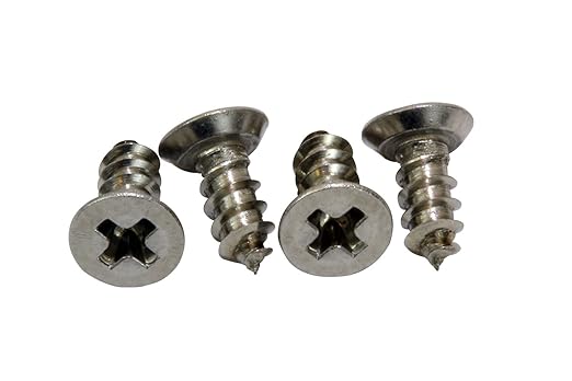 Bolt Dropper #4 x 3/8" Stainless Steel Flat Head Phillips Wood Screw, 18-8 - Image 4